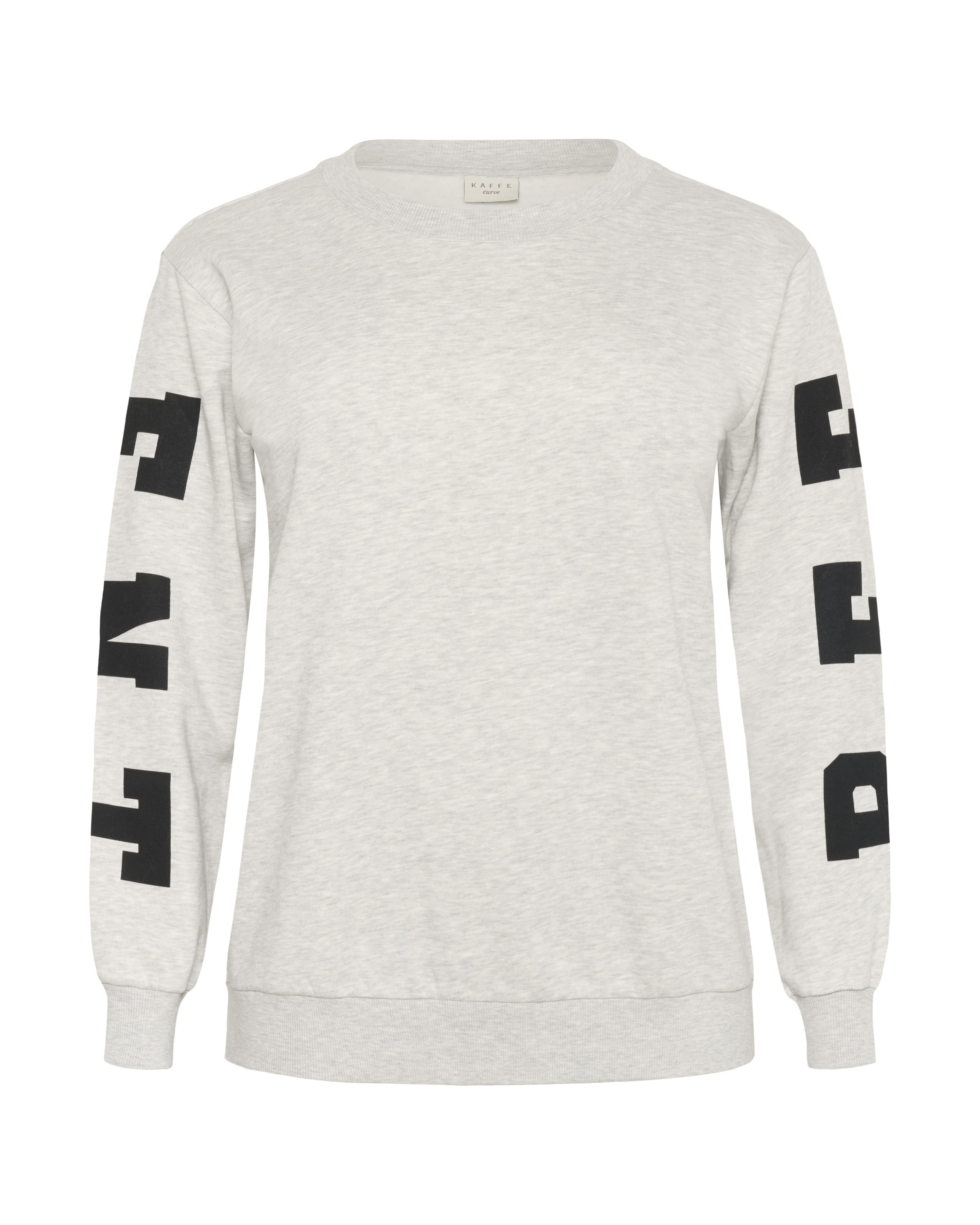 KAFFE CURVE Pullover 'KCelise' i grå: forside