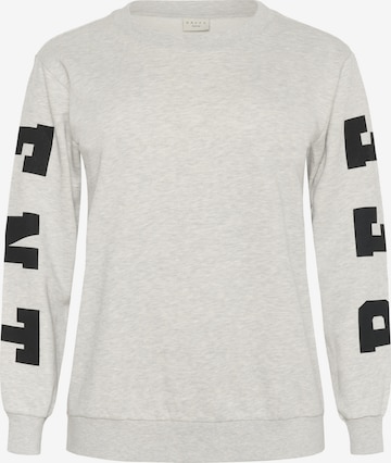 KAFFE CURVE Sweater 'KCelise' in Grey: front