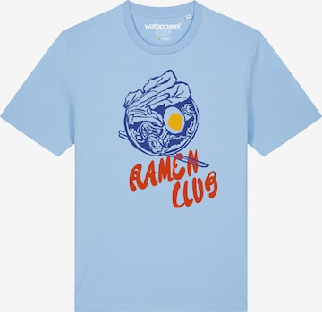 Watapparel T-Shirt 'Ramen Club' in Blau: Vorderseite