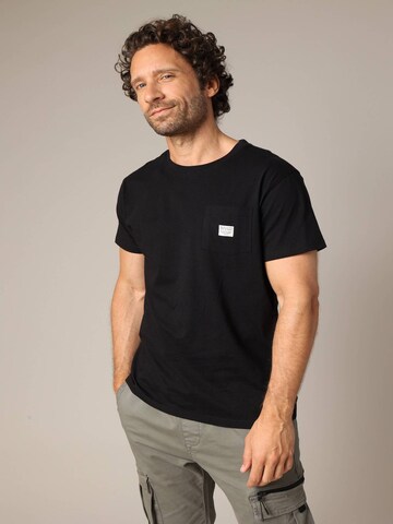 Deeluxe Shirt 'Basito' in Zwart: voorkant