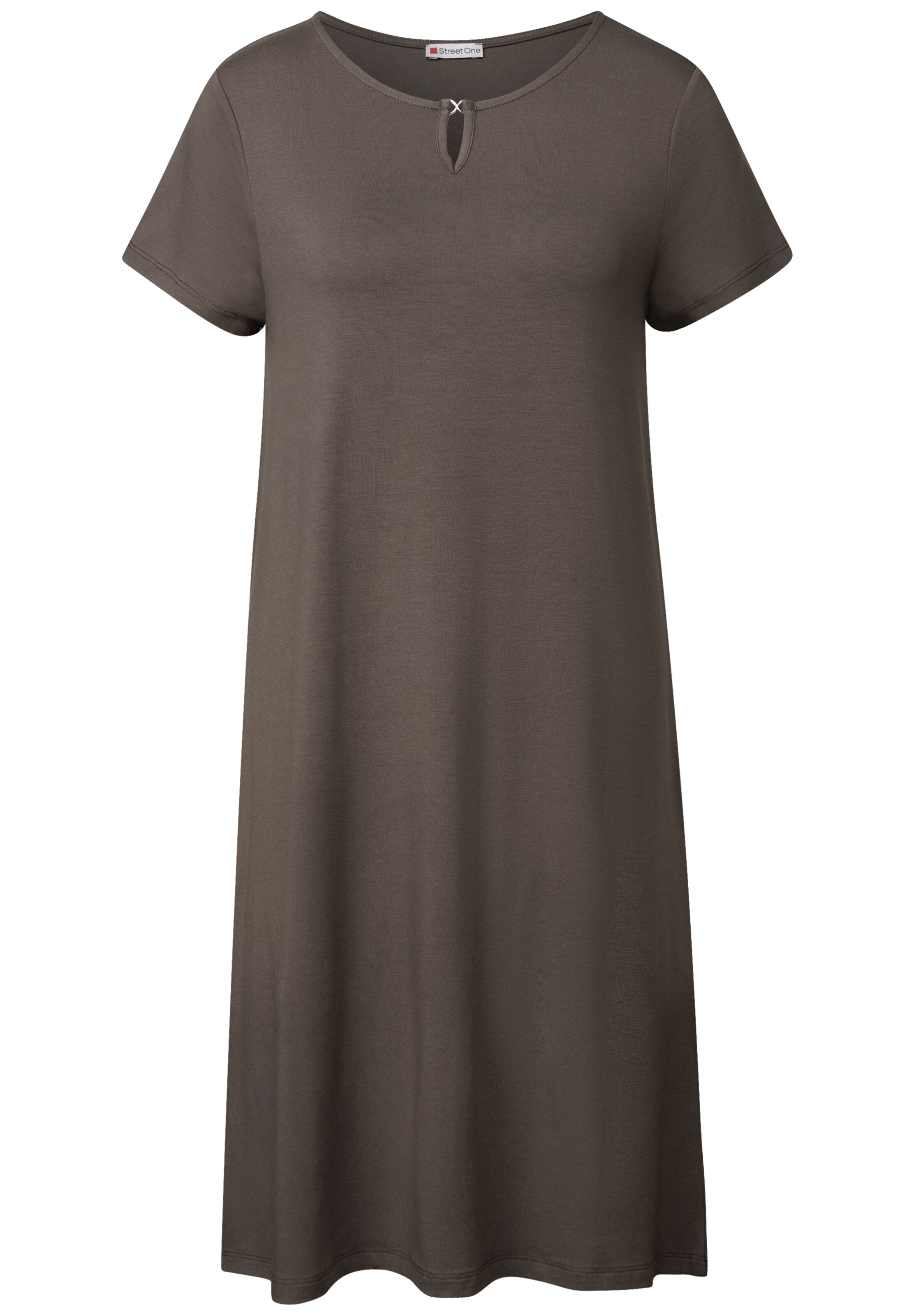 STREET ONE Kleid in Braun: Vorderseite