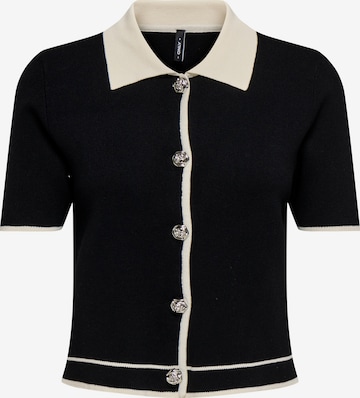 ONLYKardigan 'ONLELEA' - crna boja: prednji dio