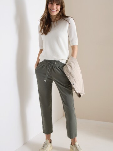 CECIL Regular Broek 'Tracey' in Groen