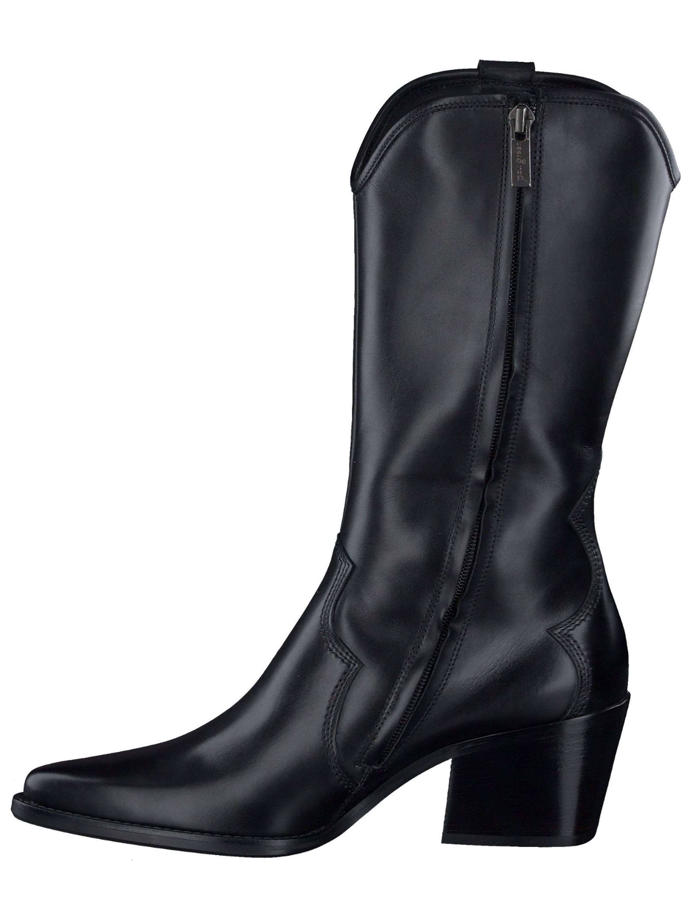 Bottes de cowboy Paul Green en noir