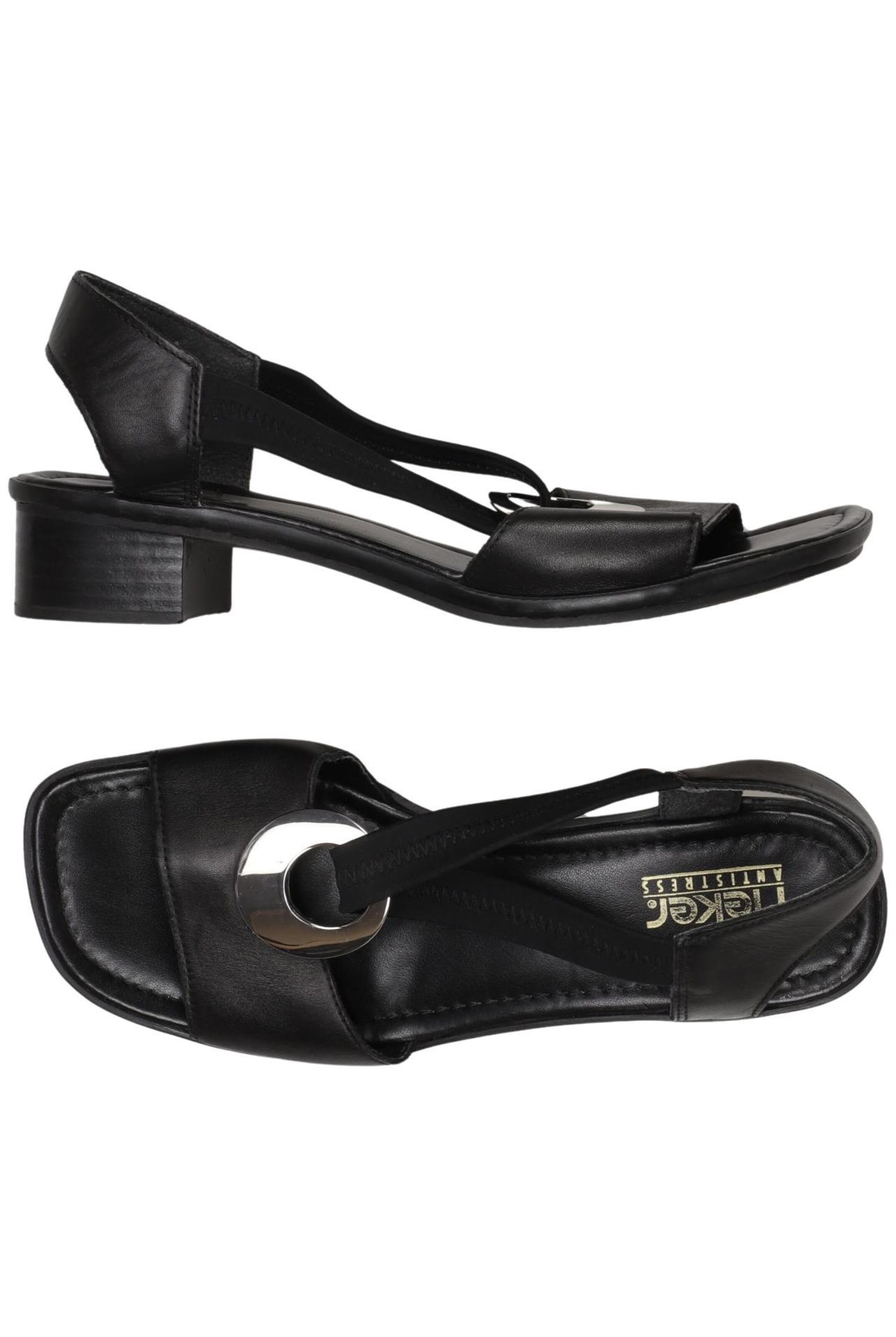 Rieker Sandals & High-Heeled Sandals in 39 in Black: front