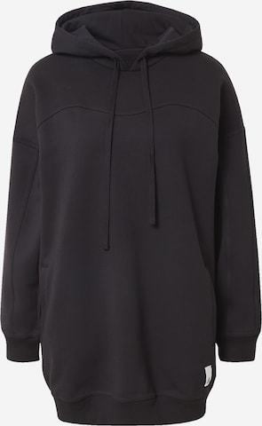 ADIDAS SPORTSWEAR Αθλητική μπλούζα φούτερ 'Lounge Fleece' σε μαύρο: μπροστά