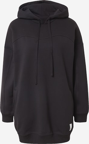 ADIDAS SPORTSWEAR Sports sweatshirt 'Lounge Fleece' in Black: front