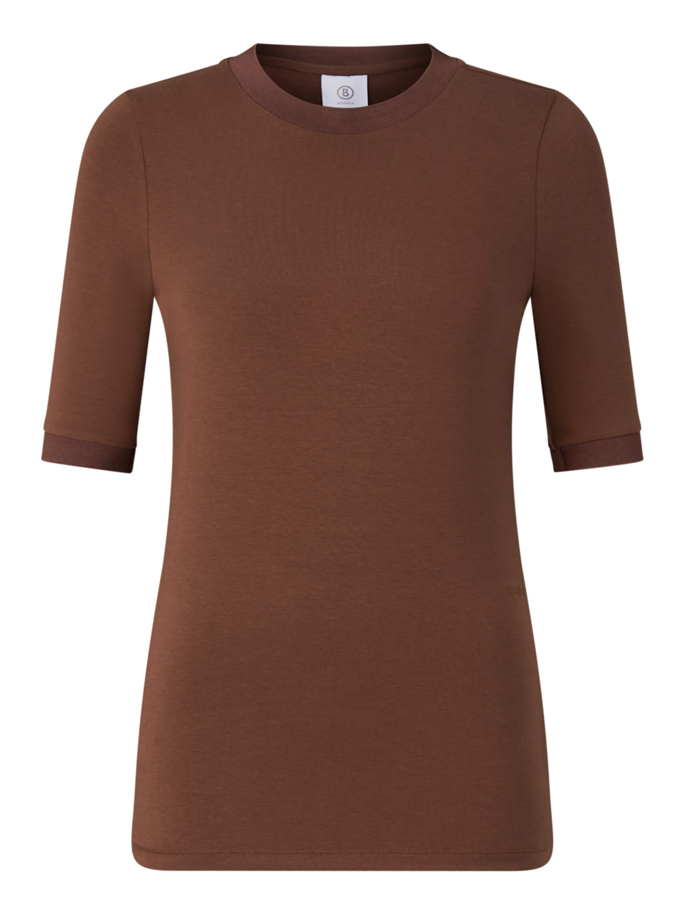 BOGNER T-Shirt 'Alexi' in Braun: Vorderseite
