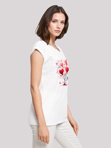 F4NT4STIC T-Shirt 'Herzbaum Be Mine!' in Weiß