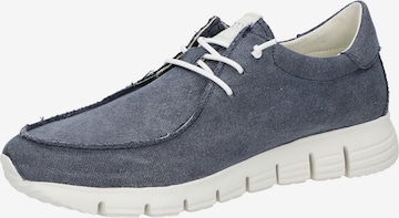 SIOUX Mocassins in Blauw: voorkant