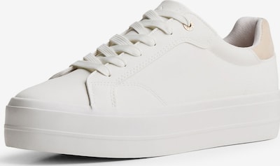 Bershka Matalavartiset tennarit värissä ecru / valkoinen, Tuotenäkymä