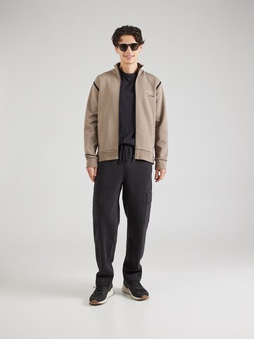 BOSS Sweatjacke 'Skaz Tape' in Grün