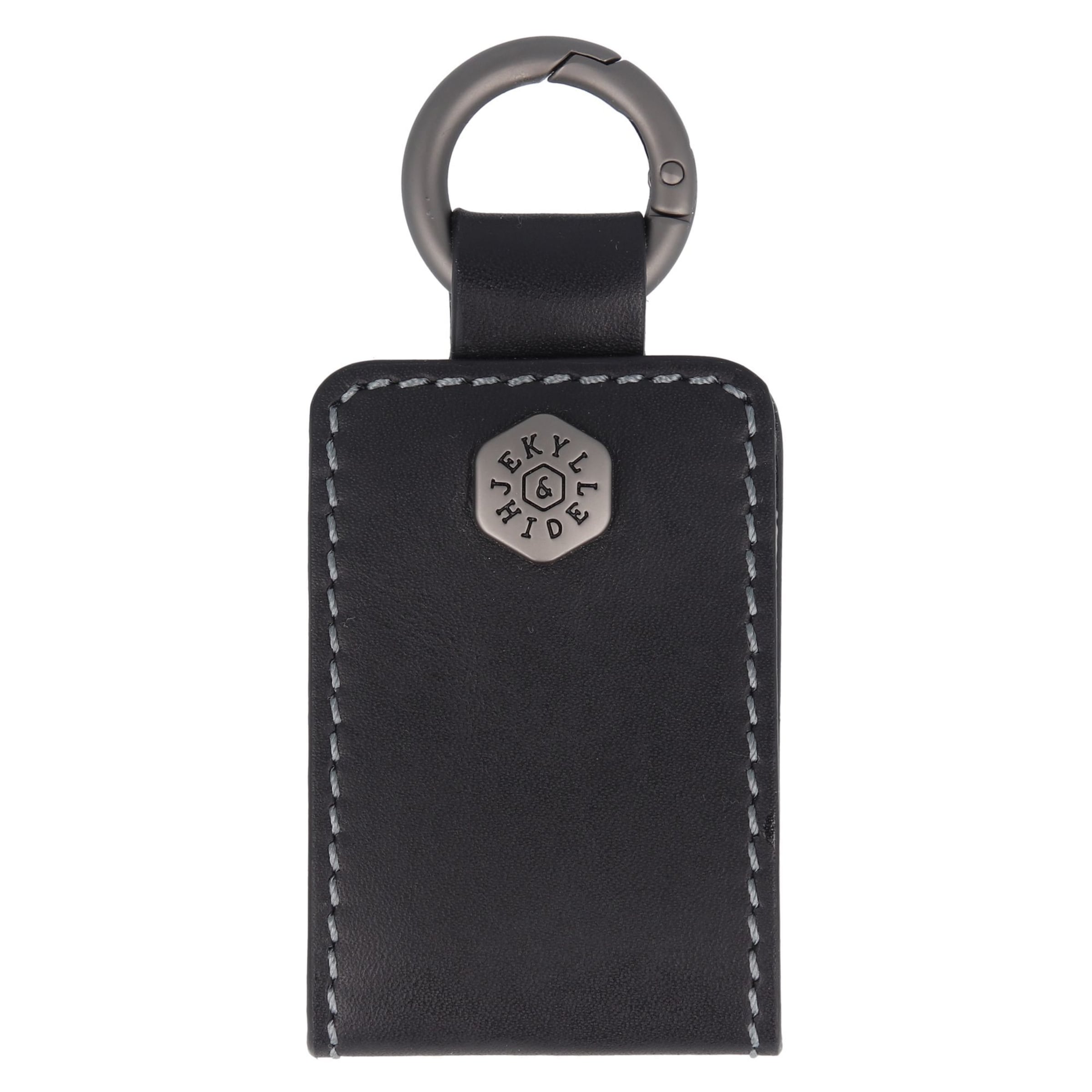 Jekyll & Hide Schlüsselanhänger in Schwarz: Vorderseite