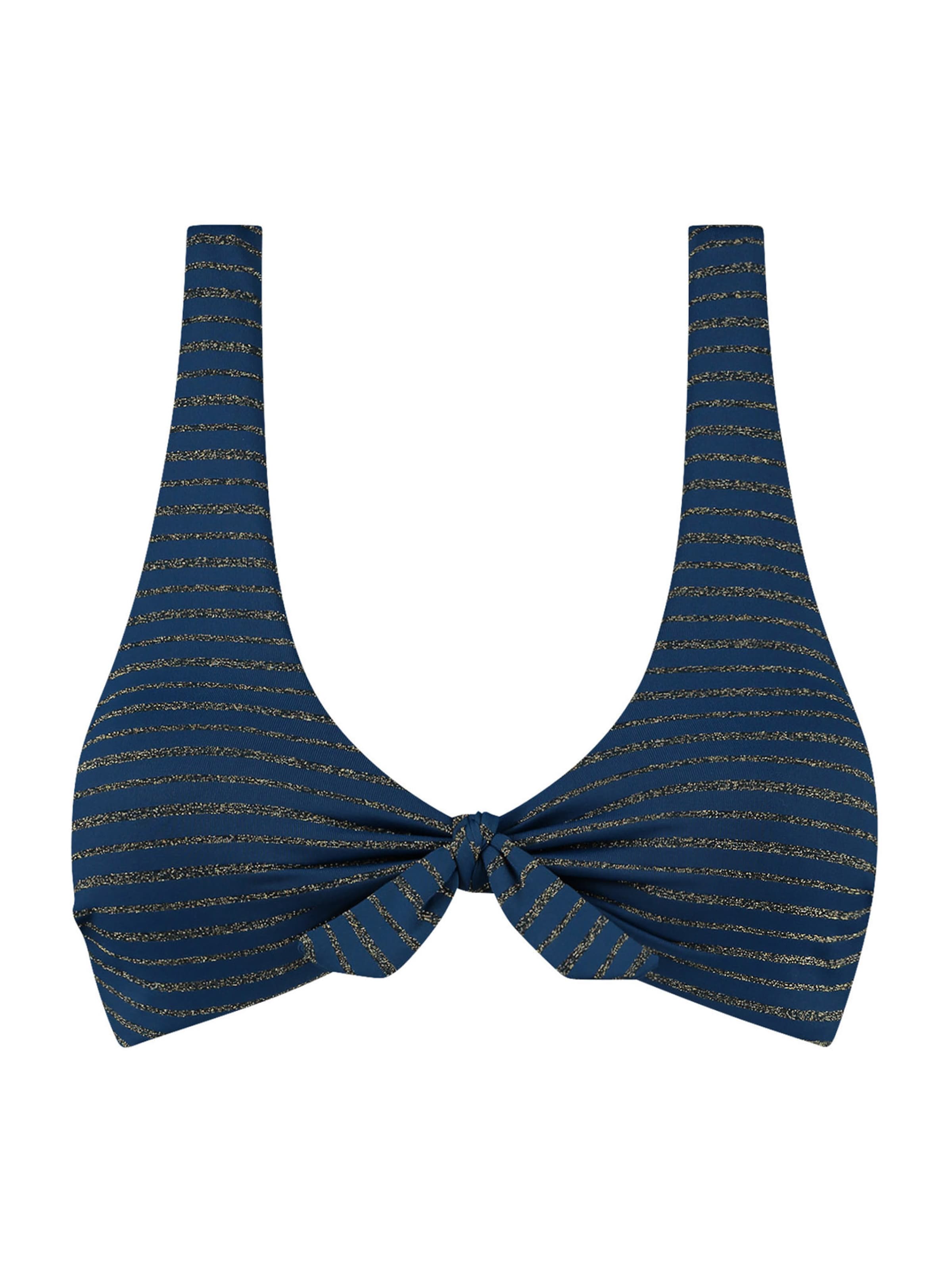 Moda mare QxCTP Shiwi Top per bikini in Blu Scuro 