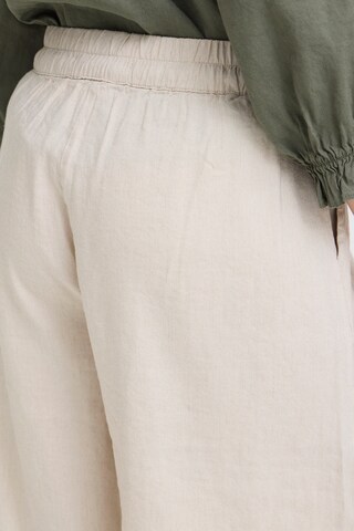 Pulz Regular Broek 'Pzluca' in Wit