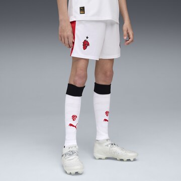 PUMA Regular Sports trousers 'AC Milan 25/26' in White: front