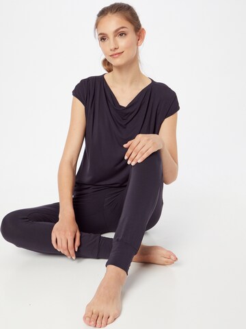 CURARE Yogawear Funktionsshirt in Blau