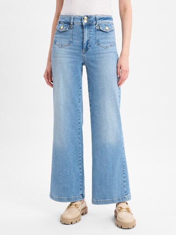 MOS MOSH Bootcut Jeans 'Colette' in Blauw: voorkant