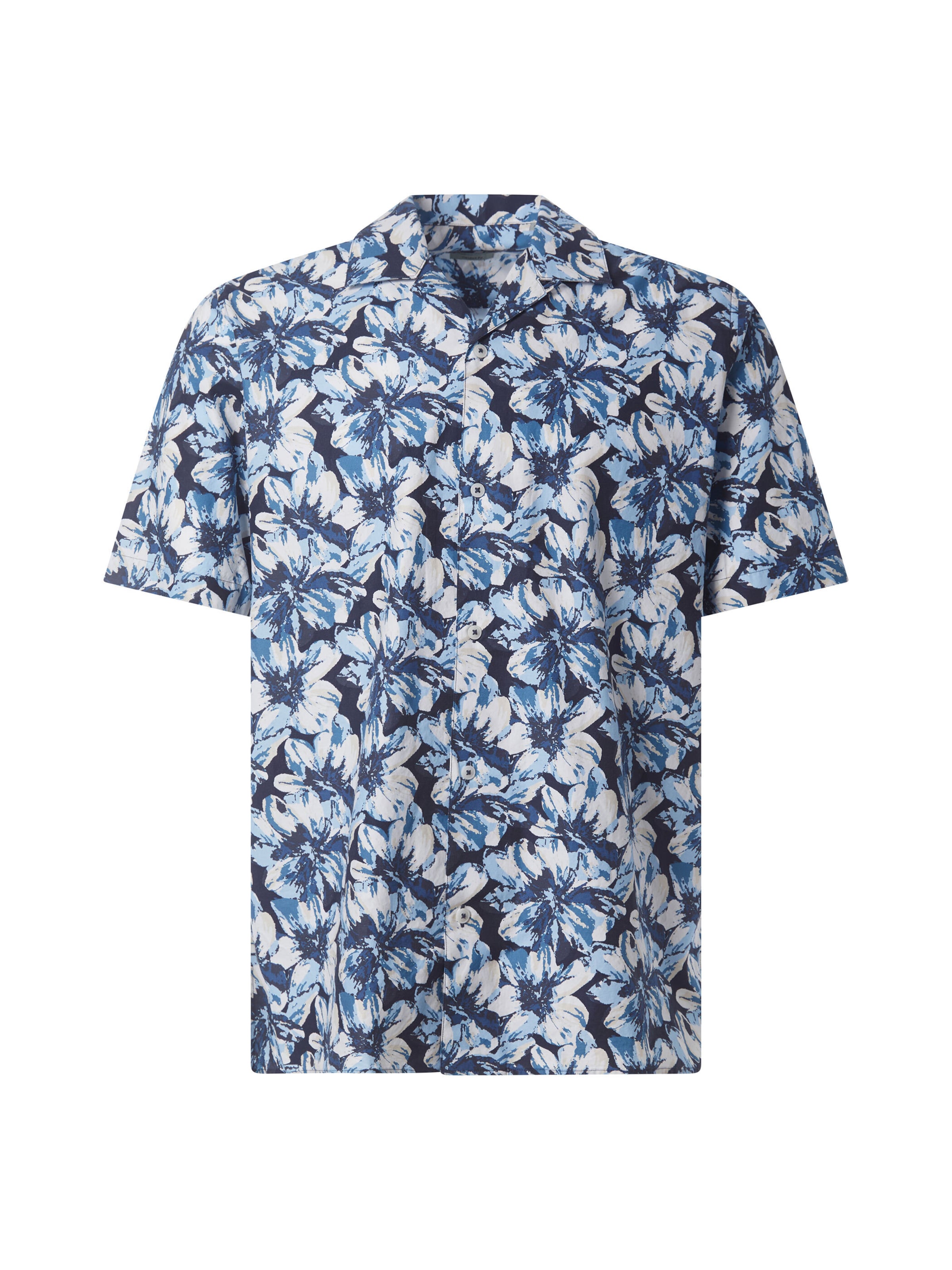 PIERRE CARDIN Shirt in Blauw: voorkant