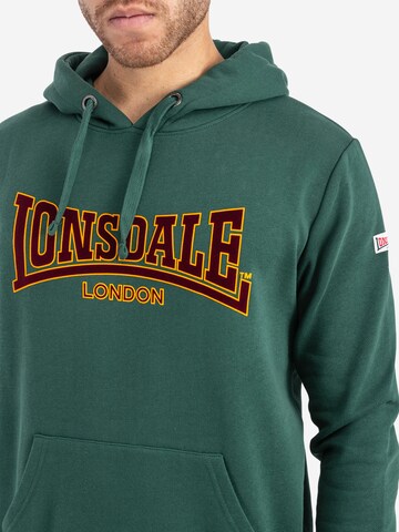 LONSDALE Μπλούζα φούτερ σε πράσινο