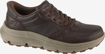 SKECHERS Sportlicher Schnürschuh 'Skechers Slip-Ins: Garza Ultra - Tyrell' in Braun: Vorderseite