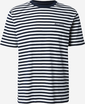 T-Shirt Marc O'Polo en bleu : devant