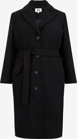 Manteau mi-saison WE Fashion en noir : devant