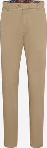 MEYER Slimfit Chino in Bruin: voorkant