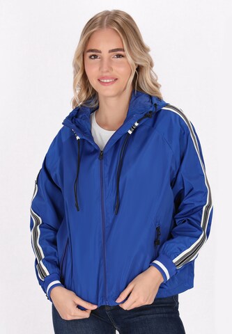 Veste mi-saison urban rain by Schmuddelwedda en bleu : devant