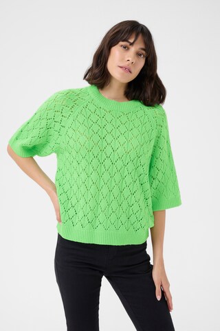 Kaffe Sweater 'Nika' in Green: front
