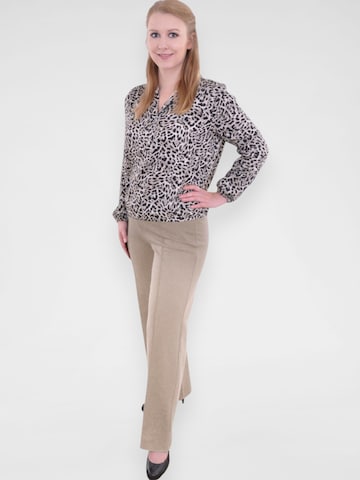 Wide Leg Pantalon Navigazione en beige