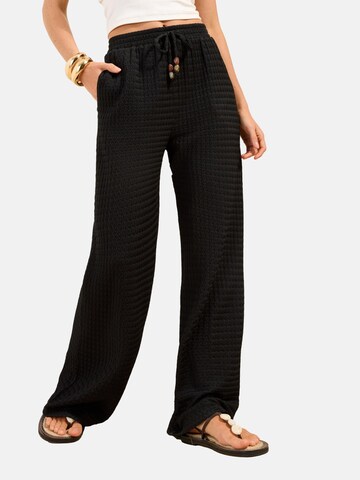 Wide Leg Pantalon Friends Like These en noir : devant
