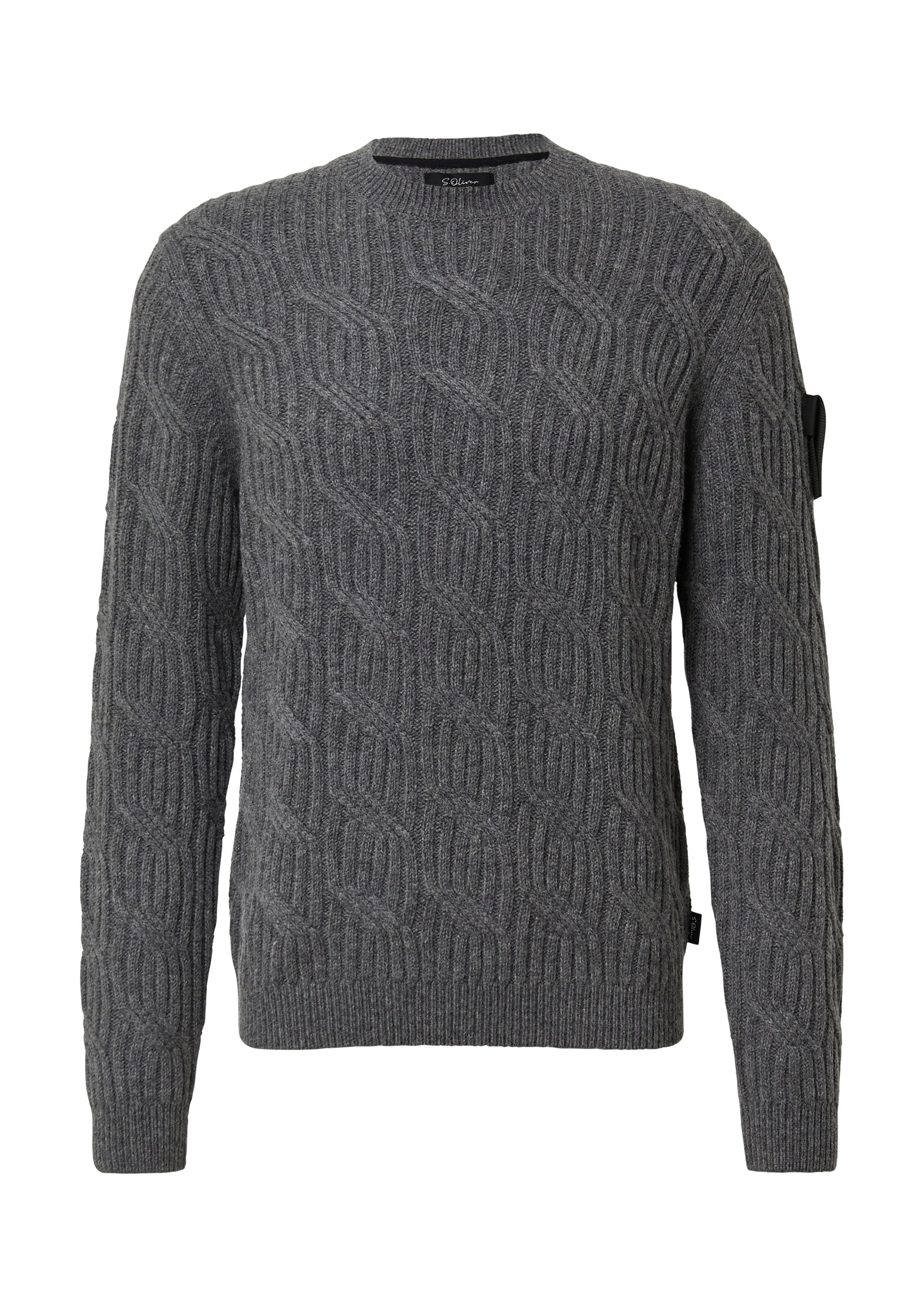s.Oliver Pullover in Grau: Vorderseite