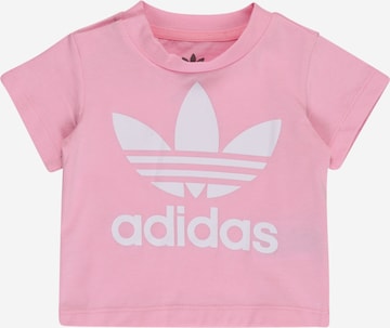 ADIDAS ORIGINALS T-Shirt in Pink: front