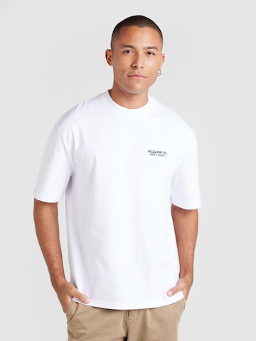 Pegador T-shirt 'FALLON' i vit