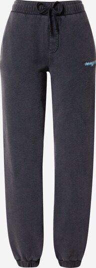 Pantaloni The Kooples pe albastru deschis / negru amestecat / alb, Vizualizare produs