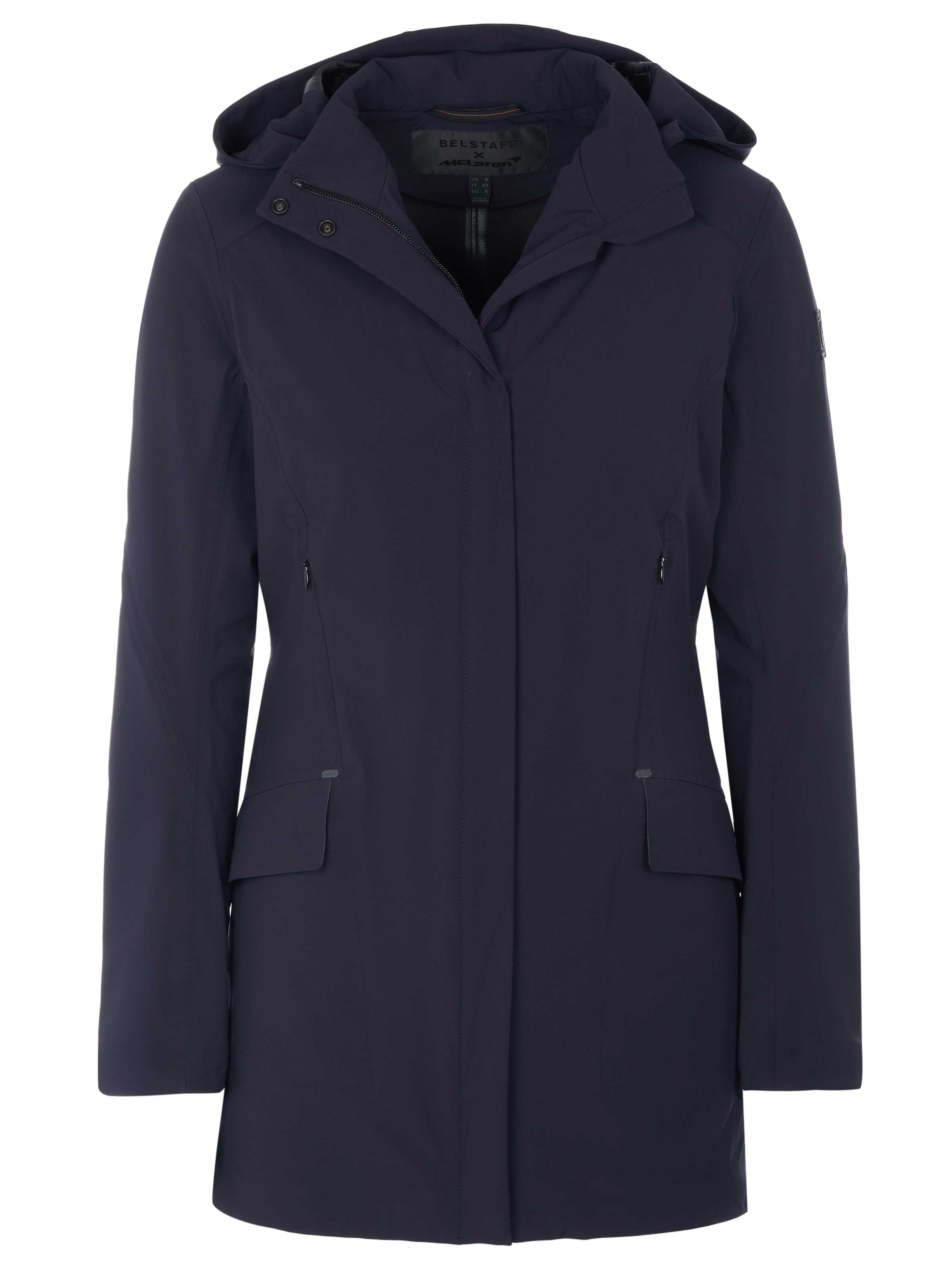 Belstaff Übergangsmantel 'Belstaff x McLaren Mantel dunkelblau'‌‌‌‌‌‌ in Blau: Vorderseite