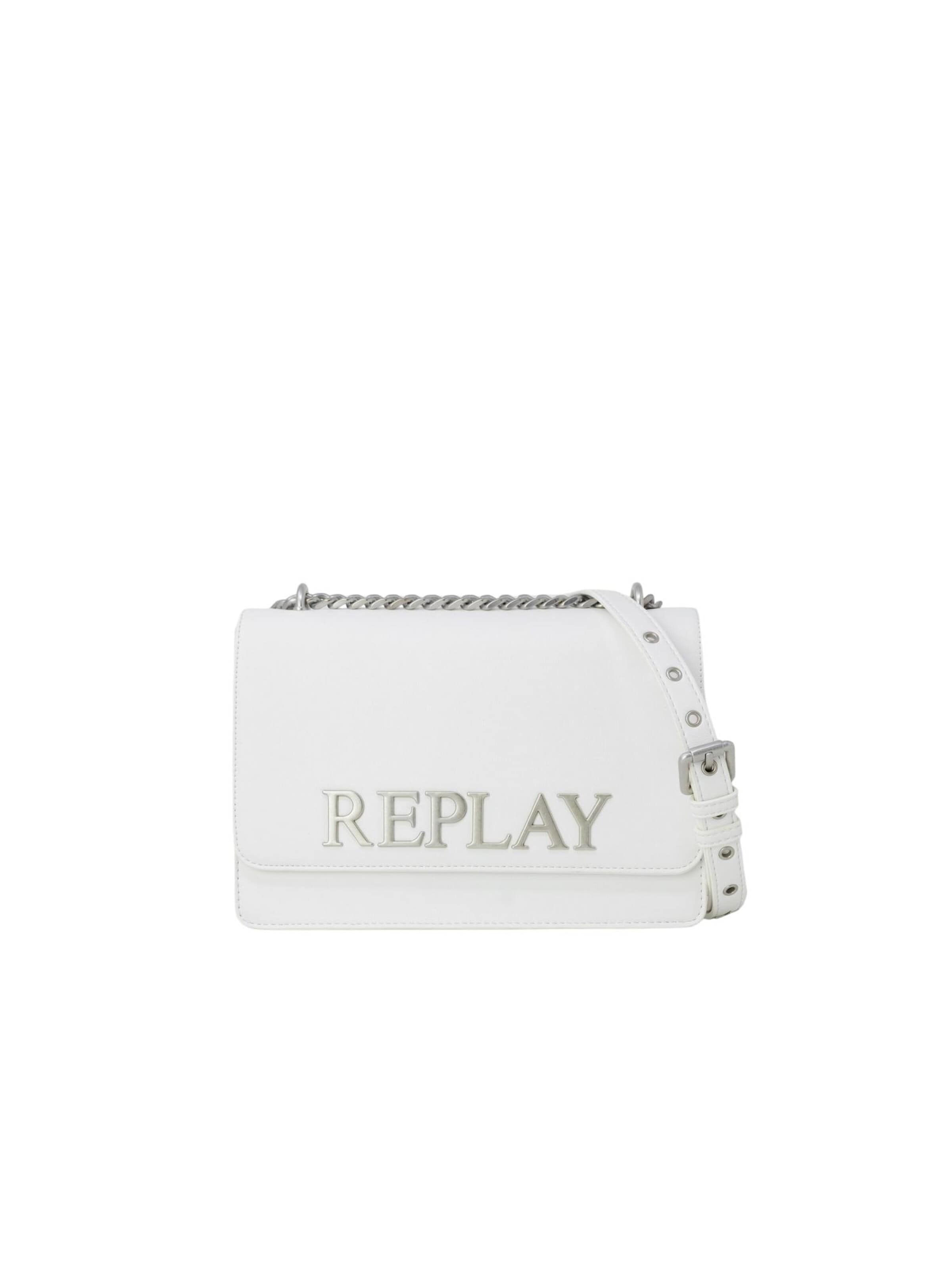 REPLAY - Bolso de hombro en blanco: frente