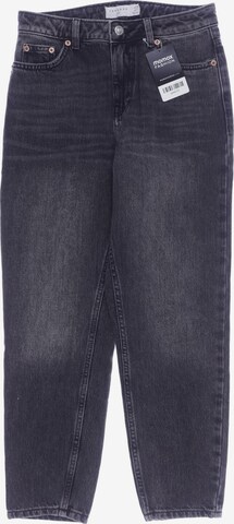 Topshop Tall Jeans in 26 in Grey: front