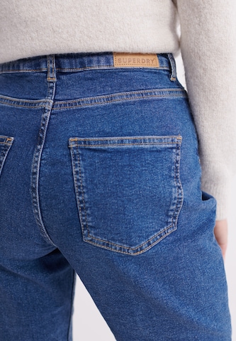 Superdry Slimfit Jeans 'Kari' in Blauw