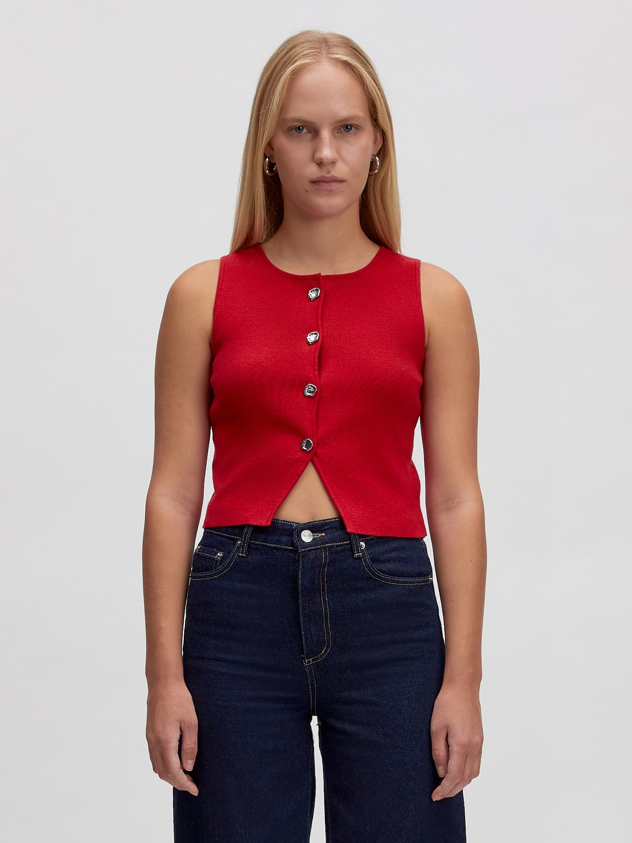 EDITED Producten Bodywarmer 'Gemma' Rood