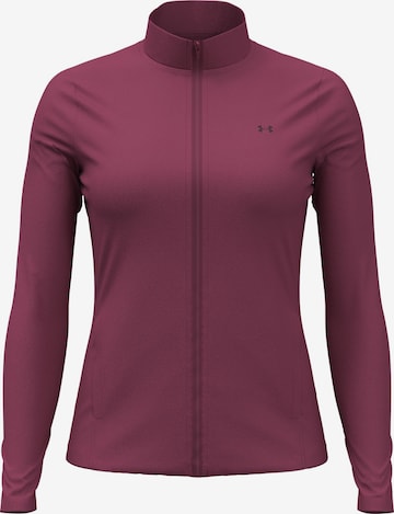 UNDER ARMOUR Trainingsjack 'Motion' in Rood: voorkant