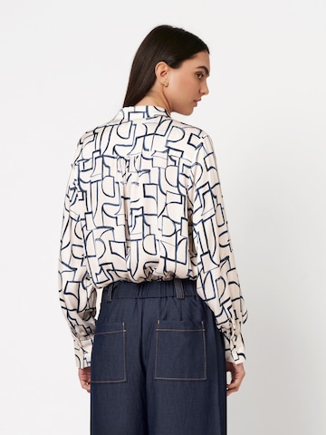 Chemisier 'LENA' DESOTO en blanc