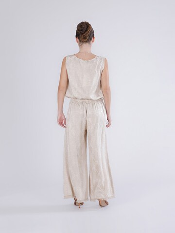 CAFè NOIR Wide leg Trousers in Beige