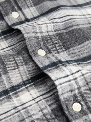JACK & JONES Regular Fit Hemd in Grau