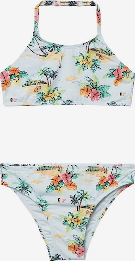 MANGO KIDS Bikini 'Hawai' in azur / grün / mischfarben / orange / schwarz, Produktansicht