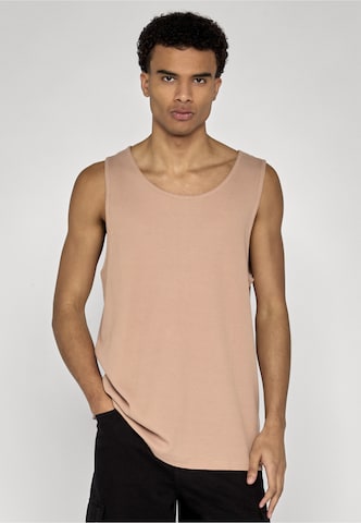 Urban Classics Shirt in Bruin: voorkant