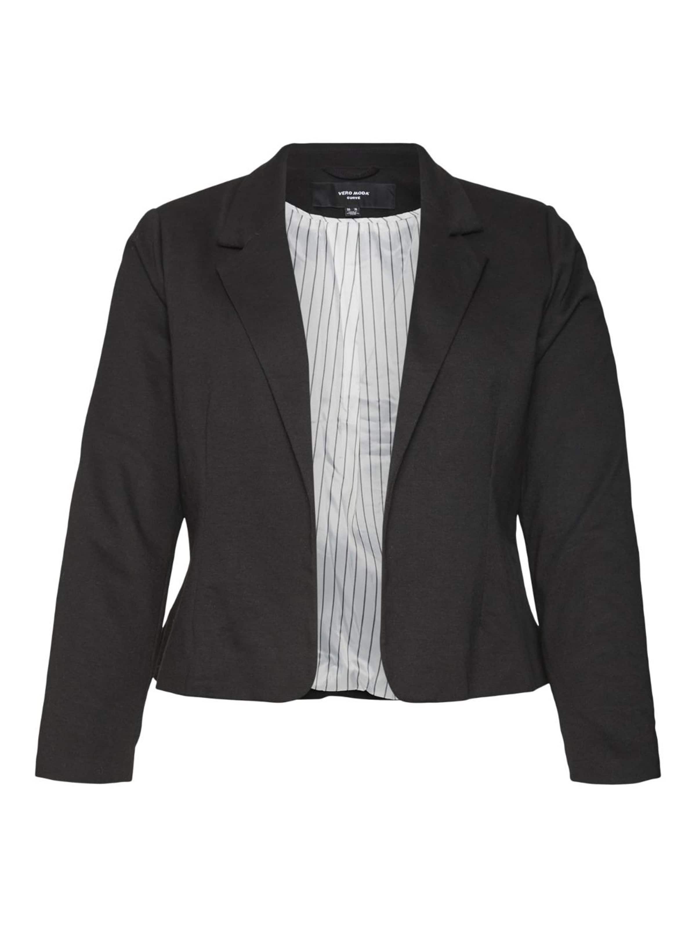 Vero Moda Curve Blazer 'CHARUKI' i sort: forside