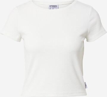 T-shirt 'Faith' Afends en blanc : devant