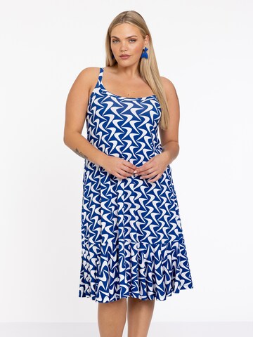 Yoek Summer Dress in Blue